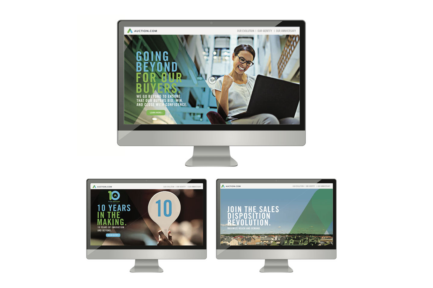 Auction.com website refresh by creative marketing agency in Costa Mesa