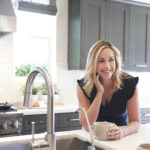 Women drinking coffee in real estate branding campaign