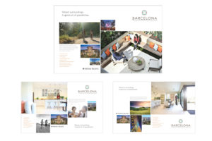 Residential development brand logo and collateral campaign