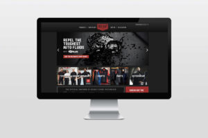 Red Kap campaign website custom shop with Oil block